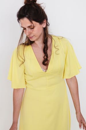 Yellow maxi dress | Olá Lindeza