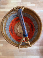 Esi natural woven market basket 37x25cm