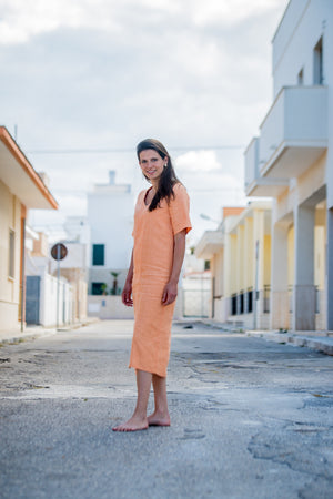 Linen summer dress | Olá Lindeza