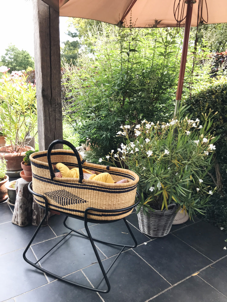 Clair De Lune Standard Rocking Moses Basket Stand Clair De Lune Standard Rocking Moses Basket Stand