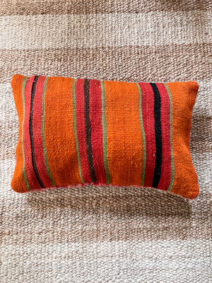 Lida Boujad pillow - Double sided/reversible - Red ecru sand 40 x 60 cm