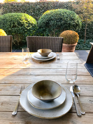 White Speckled Ceramic Side Plate