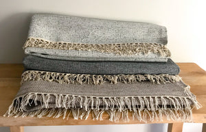 Neutral tones viscose wool rugs | Olá Lindeza