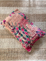 Lim Boujad pillow 40x60cm - pink peach green and violet