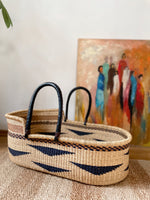 Addae Woven Baby Moses Basket (custom mattress included)