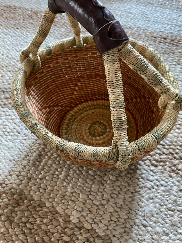 Adofo small woven market or storage basket