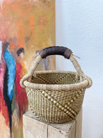Yakootah small woven market or storage basket