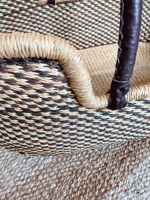 Harmonious Woven Baby Moses Basket (custom mattress included)