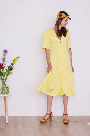 MADRID DRESS - yellow