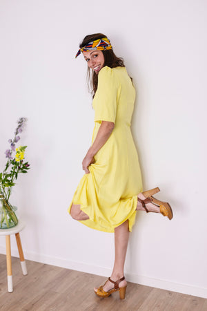 MADRID DRESS - yellow